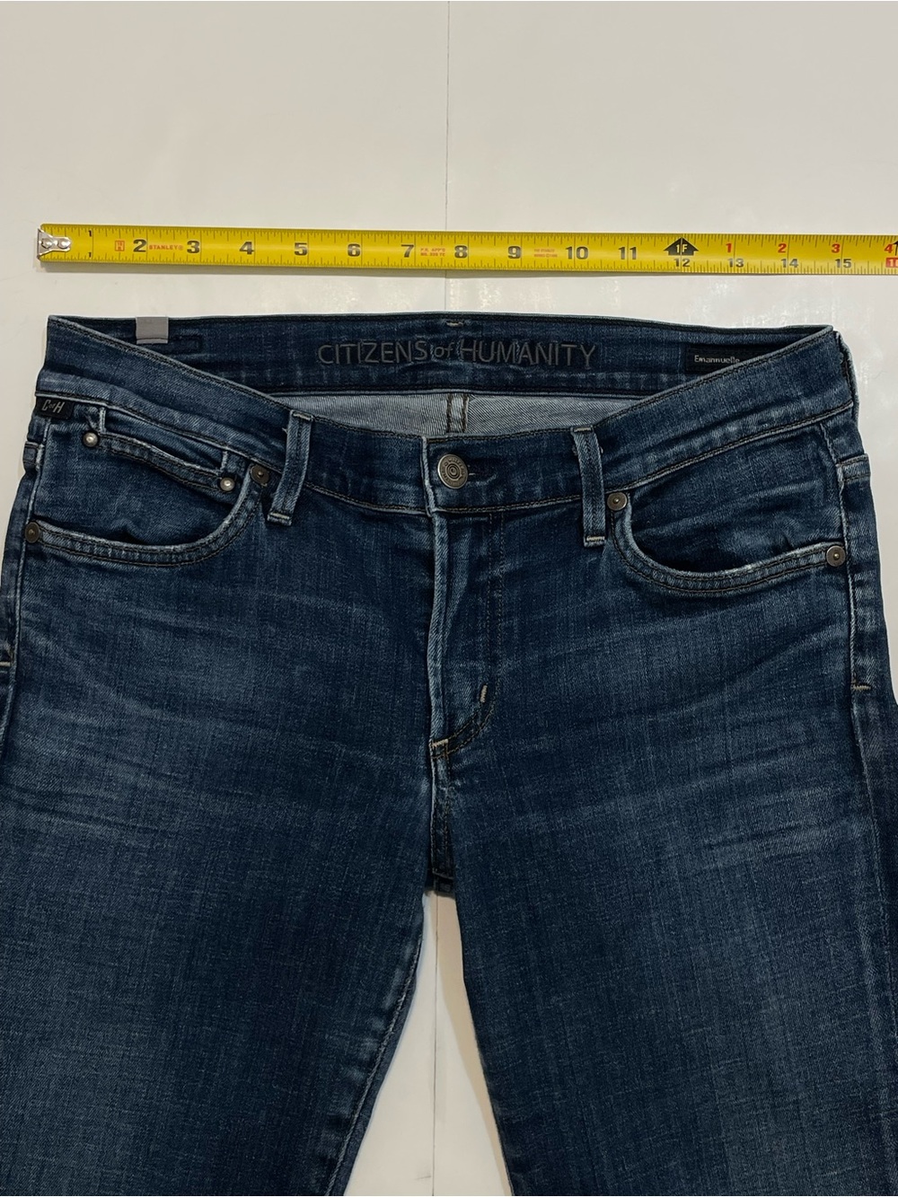 Citizens of Humanity Emanuelle Women’s Dark Blue Boot Cut Jeans Size 28 - Picture 5 of 15
